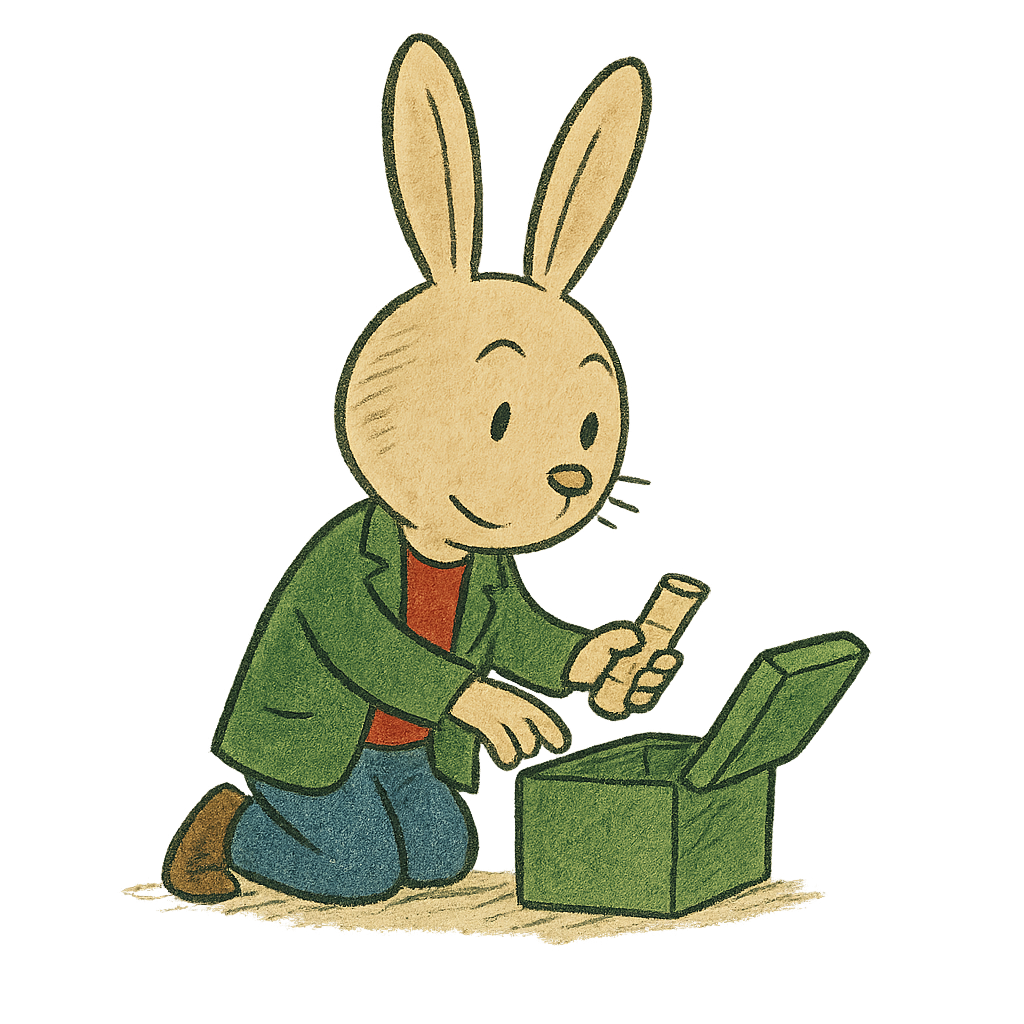 Illustration d'un renard qui court joyeusement